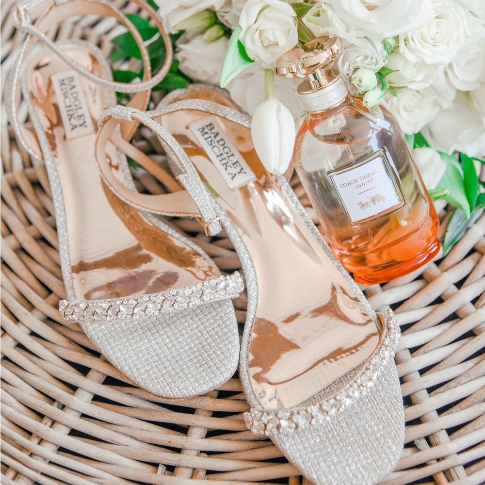 Silver Heels Size 8